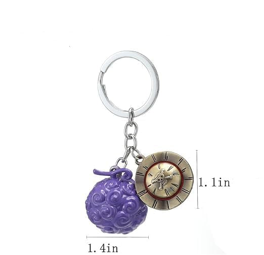Yami Yami No Mi Devil Fruit Gum Gum Fruit Anime Keychain