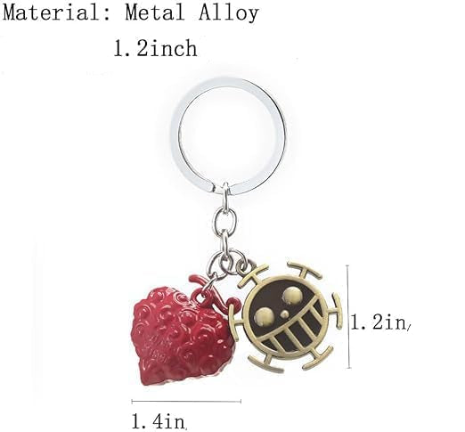 Ope Ope No Mi Devil Fruit Gum Gum Fruit Anime Keychain