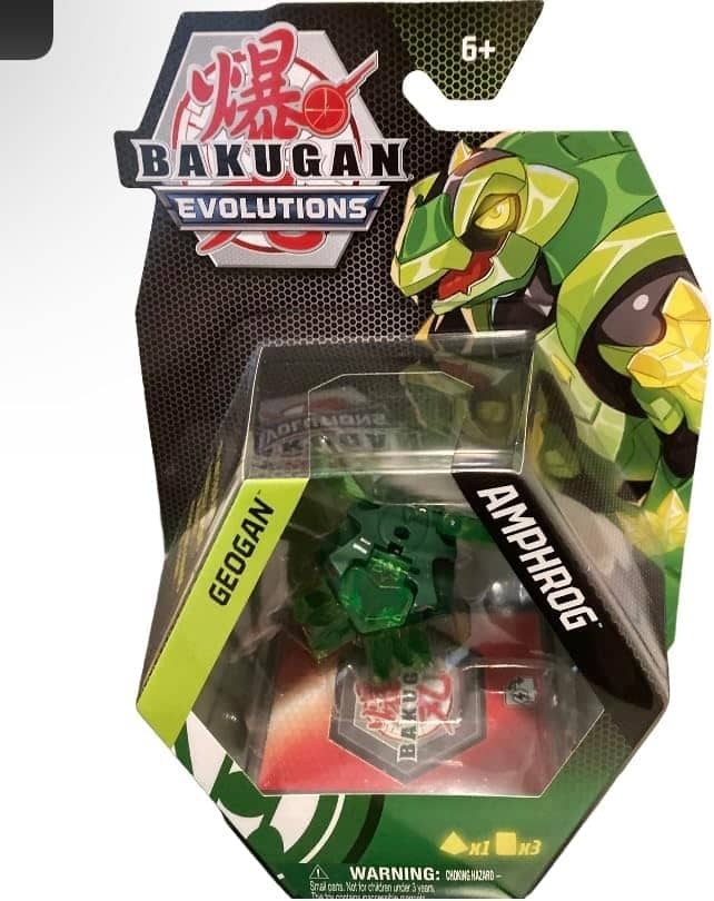 Bakugan Evolutions Amphrog Toy Geogan Figure