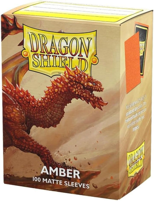 Dragon Shield Sleeves: Standard - 100ct - Amber