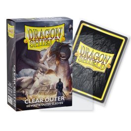 Dragon Shield Sleeves: Standard Matte - Clear Classic 100CT