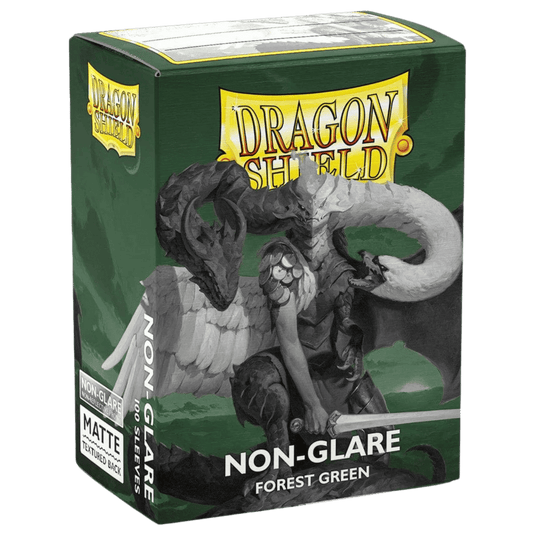 Dragon Shield Sleeves: Standard Non Glace - Forest Green 100ct