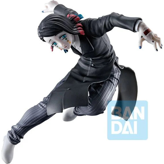 Bandai Demon Slayer Enmu figure in dynamic pose with detailed clothing and expressive features