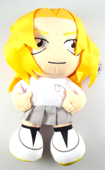 Otaku-Planet Bleach Rangiku Matsumoto plush with yellow hair and school uniform
