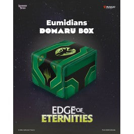 Eumidians Domaru Box for Magic the Gathering in vibrant green design with unique motifs