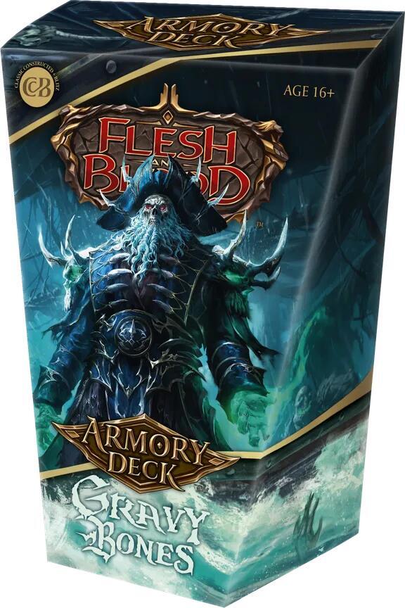 Flesh and Blood Armory Deck Gravy Bones trading cards by Legend Story with ghostly pirate artwork