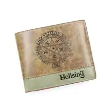 Hellsing Alucard anime wallet featuring an emblem design and textured finish