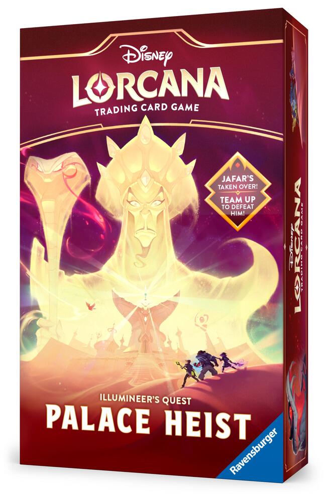 Disney Lorcana Illumineer's Quest Palace Heist Trading Card Game with Jafar Theme