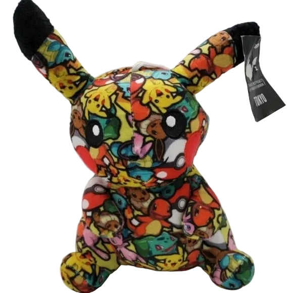 Pikachu - Pikachu Plush 8 Inch All Over Print Character