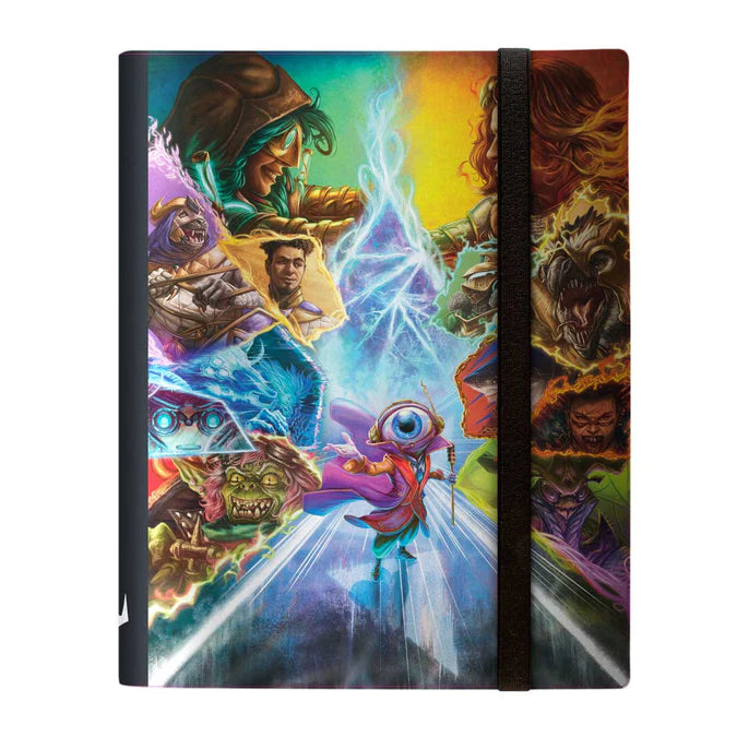 Ultra Pro MTG Aetherdrift binder featuring vibrant Magic The Gathering artwork with elastic closure