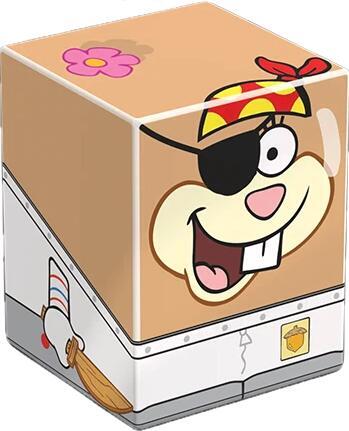 Sandy Cheeks Deck Box featuring colorful cartoon design for card storage and protection