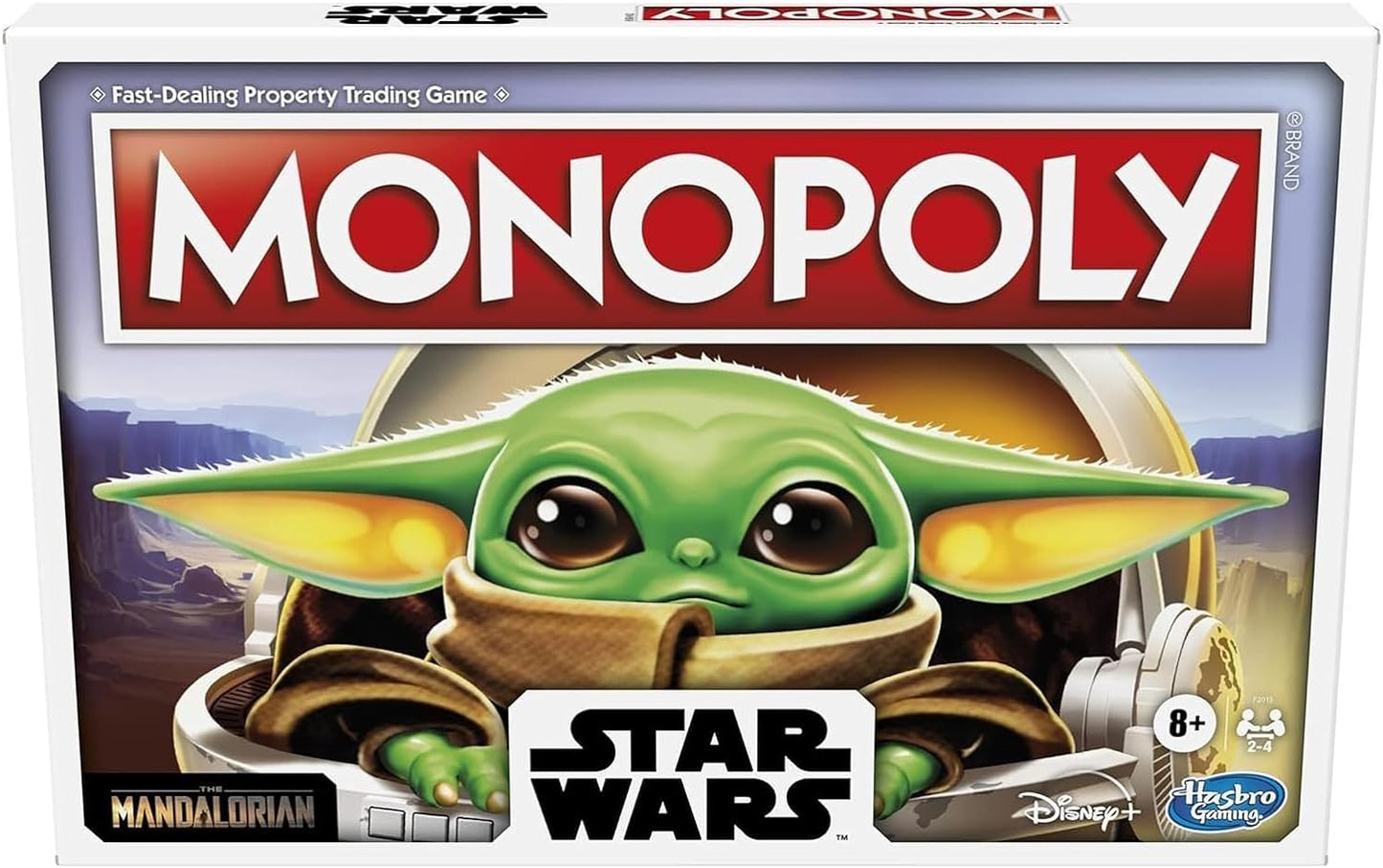Star Wars Monopoly The Child board game by Hasbro featuring Baby Yoda collectible gaming pad