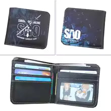 Sword Art Online Kirito wallet featuring vibrant graphics and ample card slots for fans of the series