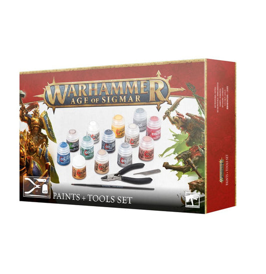 Warhammer Age of Sigmar: Age of Sigmar Paints + Tools (4th Edition)