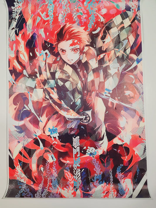 Tanjiro Demon Slayer Canvas Unframed