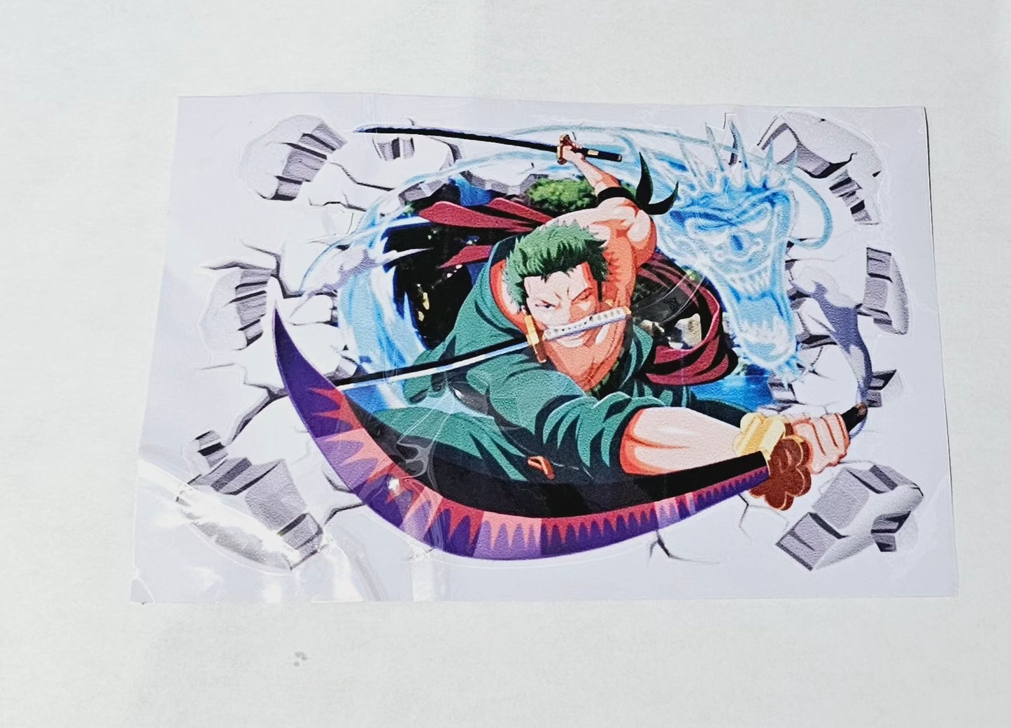 One Piece Zoro Car Sticker Decal