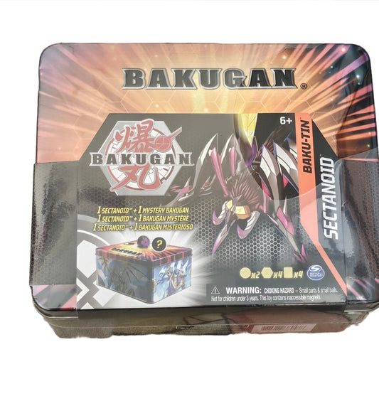 Bakugan Sectanoid Baku-Tin & Mystery Figure Collectors Storage