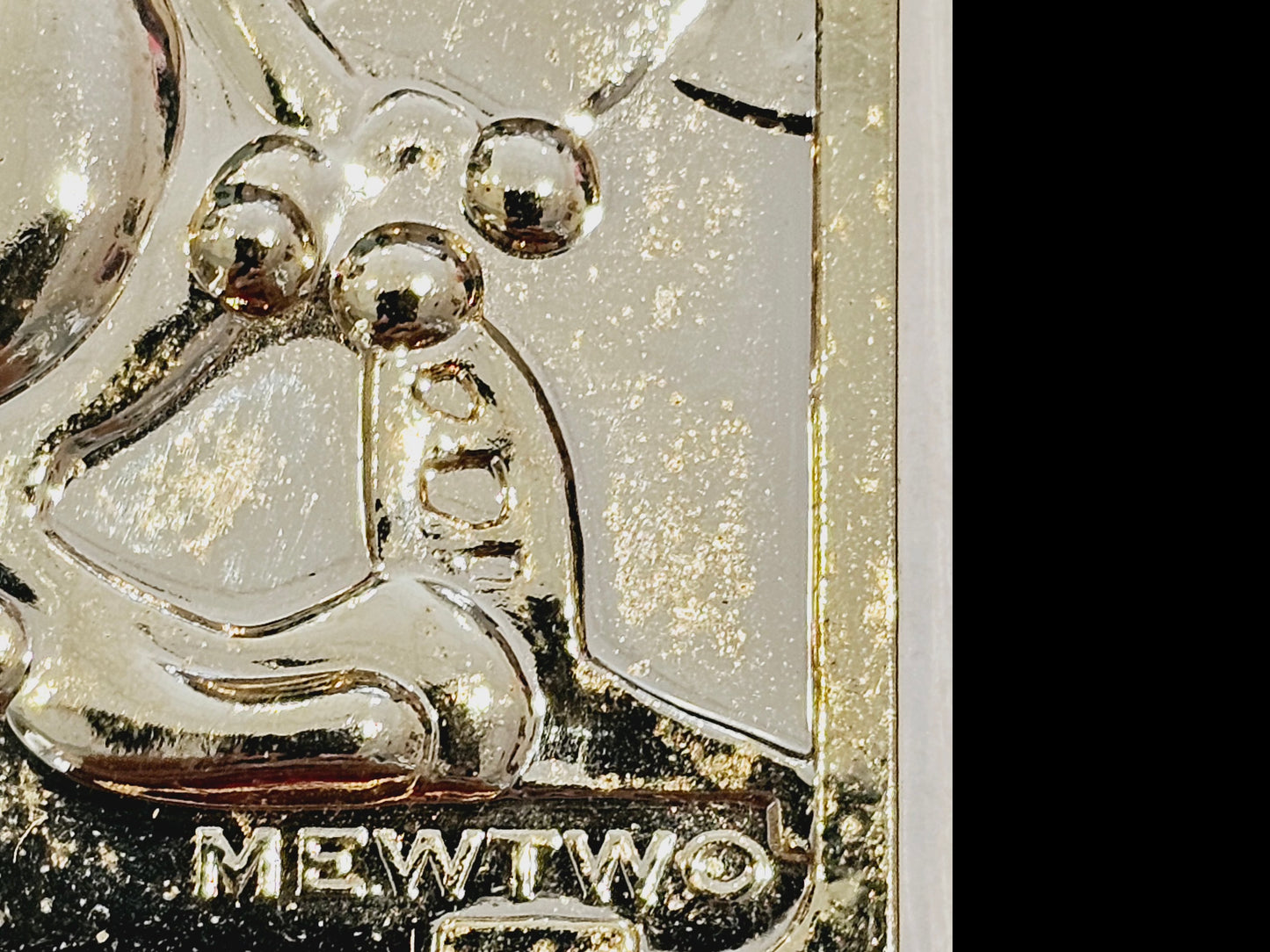 Pokemon Mewtwo 23K Gold Plated Trading Card Nintendo