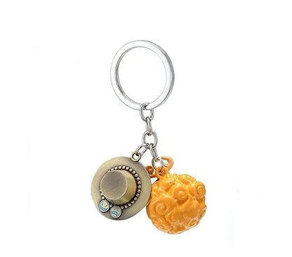 Mera Mera No Mi Devil Fruit Gum Gum Fruit Anime Keychain