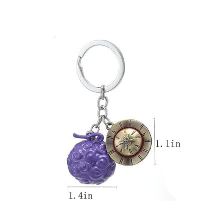 Yami Yami  No Mi Devil Fruit Gum Gum Fruit Anime Keychain