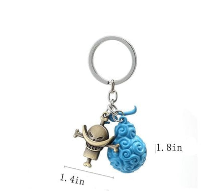 Gura Gura  No Mi Devil Fruit Gum Gum Fruit Anime Keychain