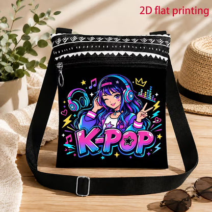 K-Pop - Fashion Printed Messenger Bag
