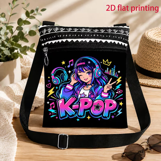 K-Pop - Fashion Printed Messenger Bag