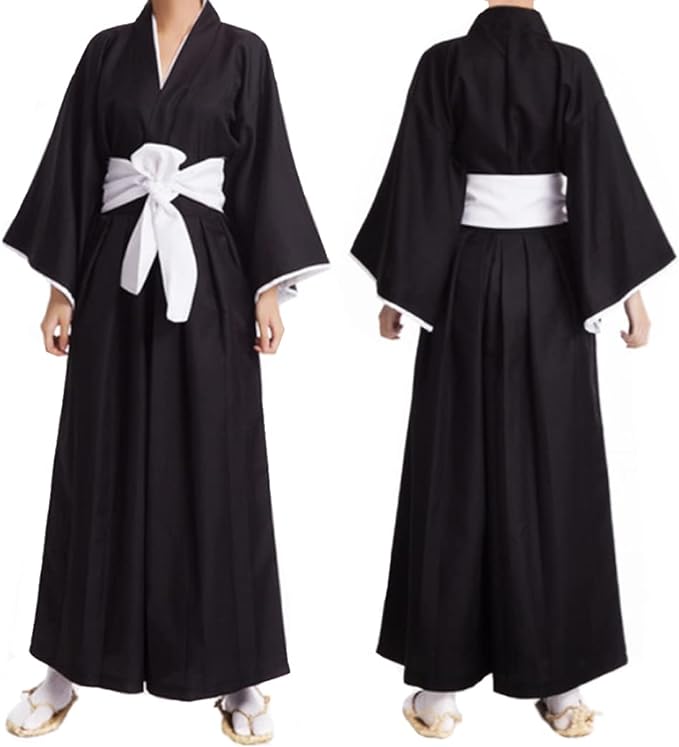 Bleach Kuchiki Rokia Japanese Anime Kimono Set - Cosplay