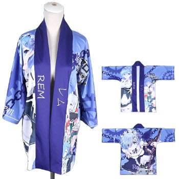 Re:Life in a different world from zero Rem Anime Kimono Cloak Mantle