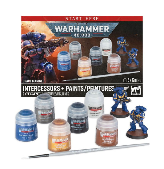 Game Workshop - Space Marines: Intercessors + Paints