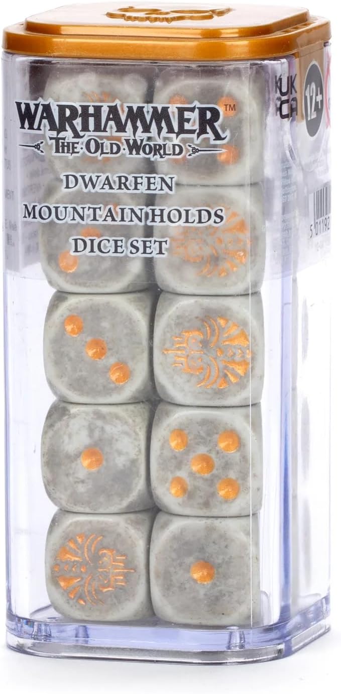 Warhammer: The Old World - Dwarfen Mountain Holds Dice Set