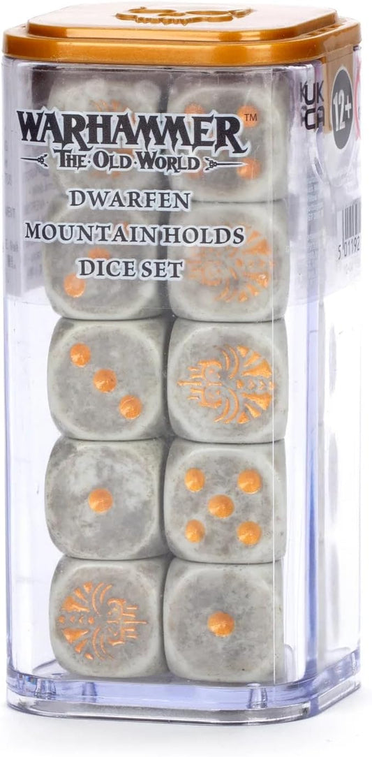 Warhammer: The Old World - Dwarfen Mountain Holds Dice Set