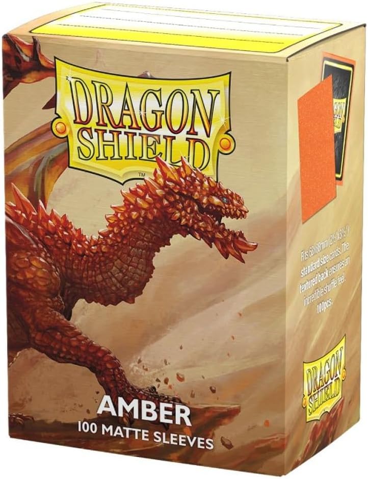 Dragon Shield Sleeves: Standard - 100ct - Amber
