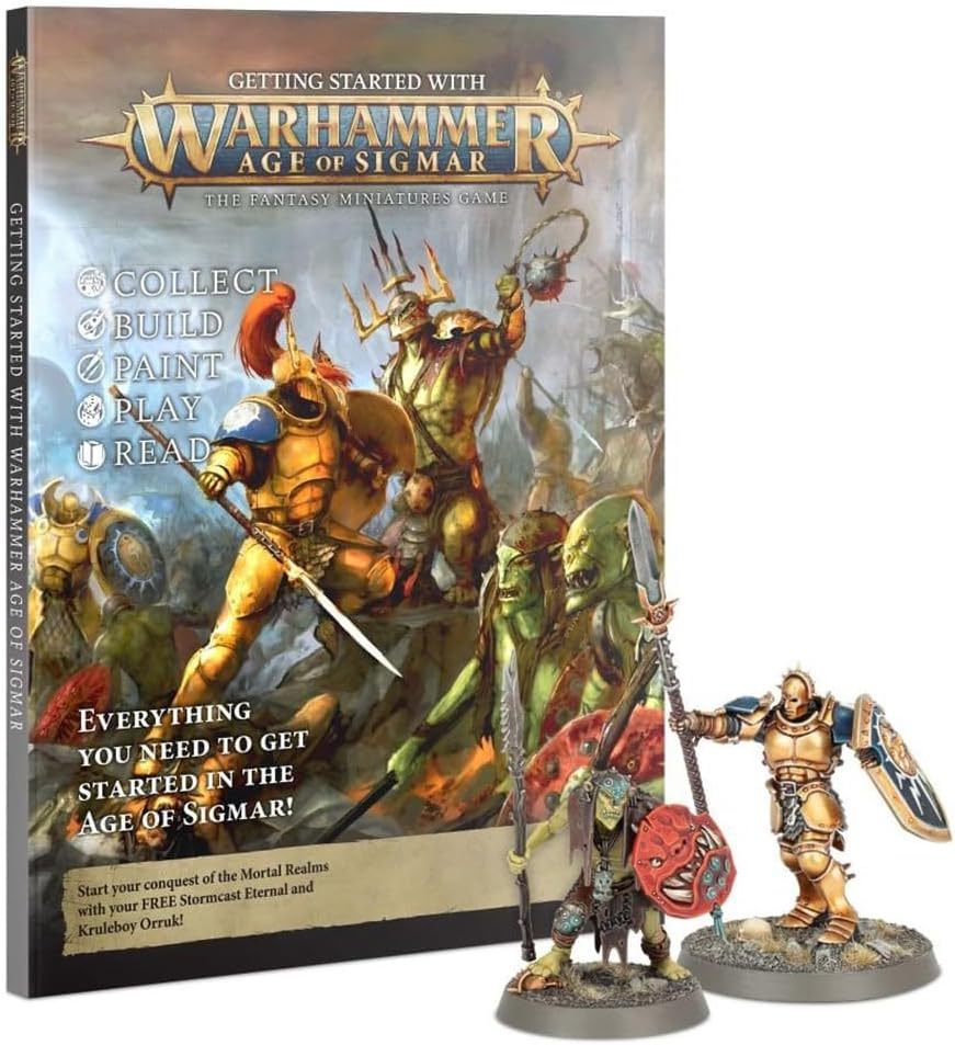 Warhammer Games Workshop Getting Started with Age of Sigmar (Magazine and Miniatures)