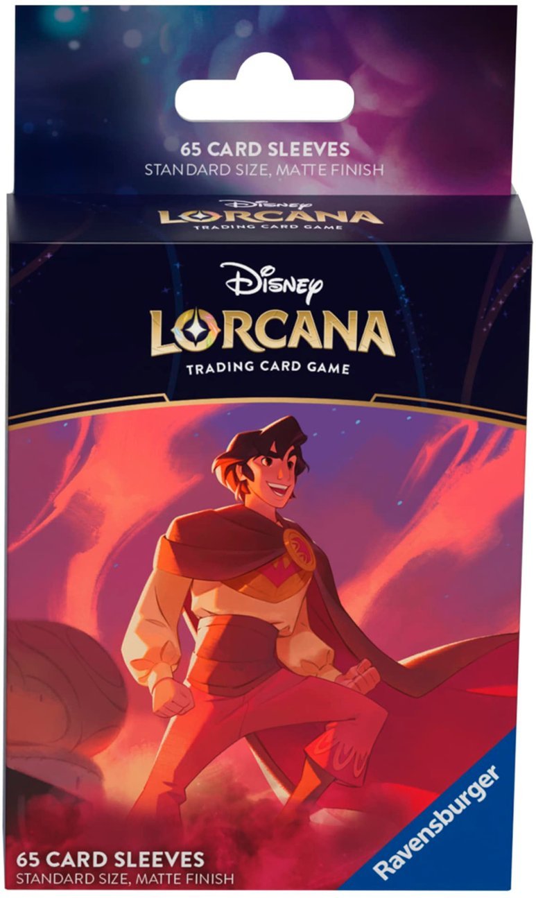 Disney Lorcana TCG  65 Card Sleeves Aladdin