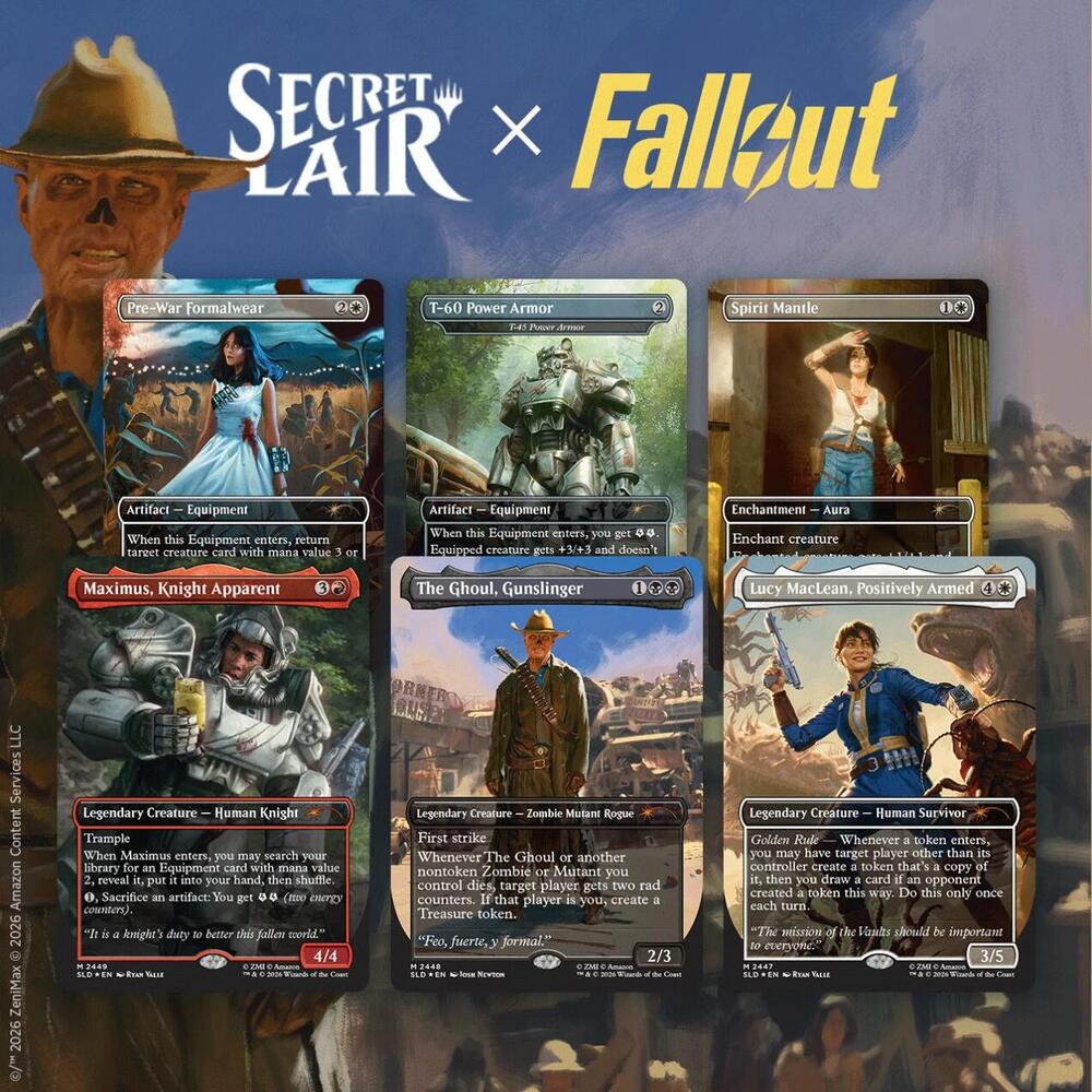 Magic The Gathering - Secret Lair x Fallout: Beyond Vault 33 - Non-Foil Edition