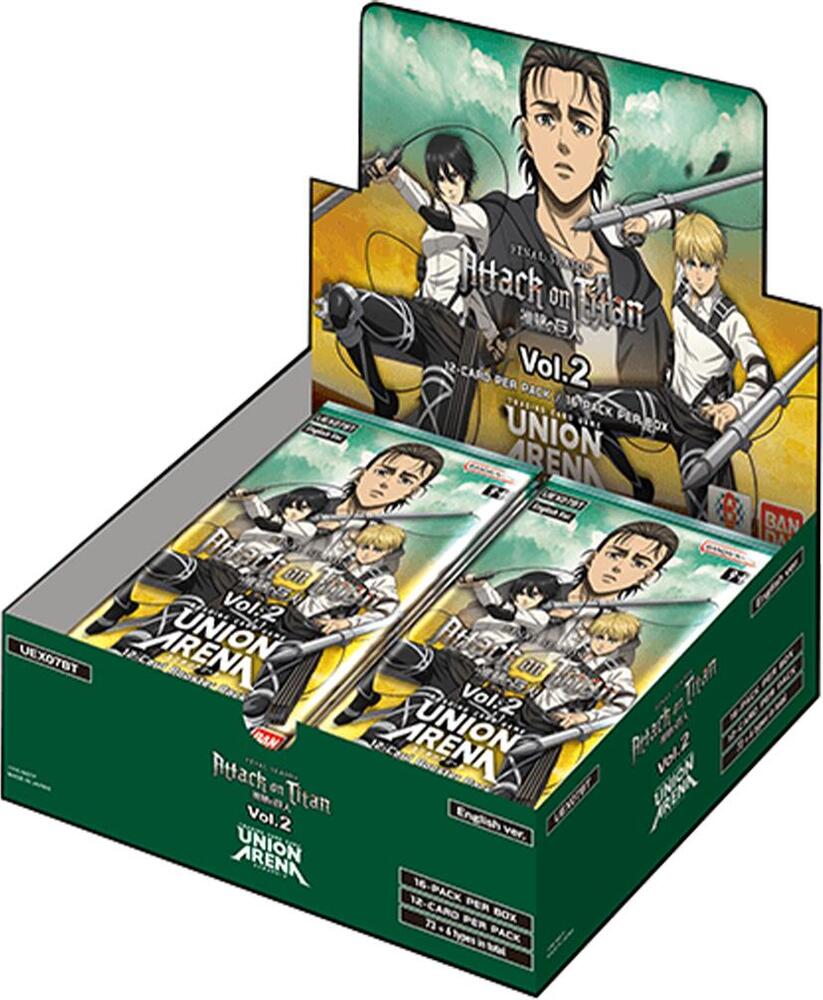 Union Arena - Attack on Titan Vol. 2 - Booster Display