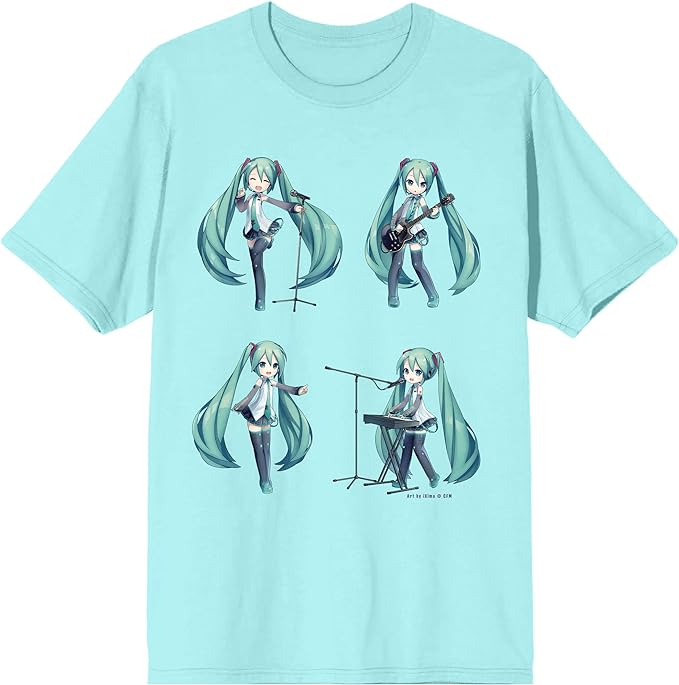 Bioworld Hatsune Miku Band Womens T-Shrt