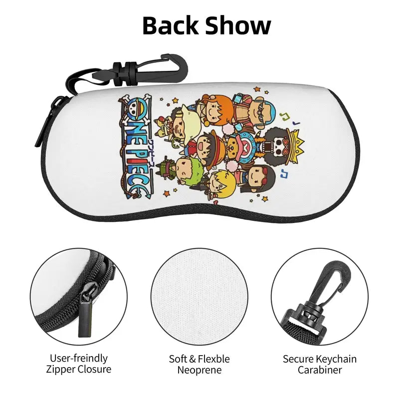 One Piece Anime Sunglasses Glasses Case