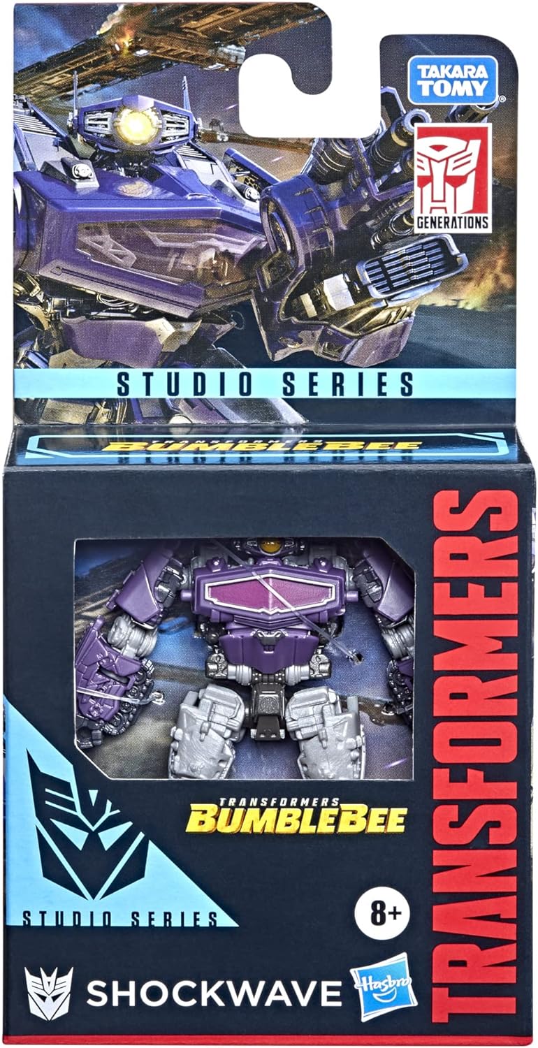 Transformers Toys Studio Series Core Class Bumblebee Shockwave Action Figure