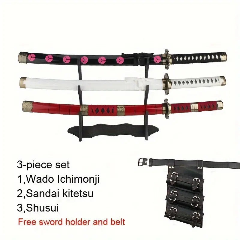 One Piece Zoro Japan Anime Katana Sword Set