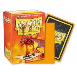 Dragon Shield Sleeves: Standard Matte - Orange 100CT