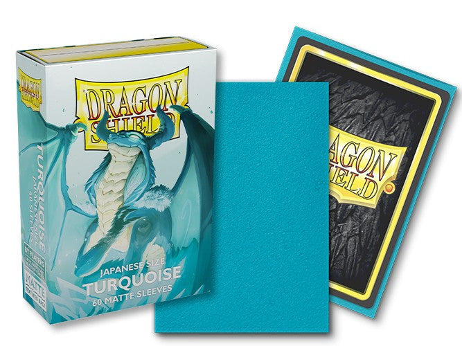 Dragon Shield Sleeves: Japanese Matte - Turquoise 60CT