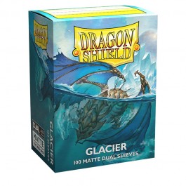 Dragon Shield Sleeves: Standard Matte Dual - Glacier 100CT