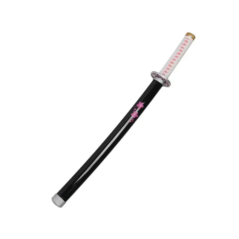 80cm/31.5" Tsuyuri Kanao Katana Anime Demon Slayer Sword Toy Sword Cosplay Weapon Props with Belt and Sword Holder