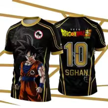 2026 Summer Dragon Ball GOKU Retro Fitness T-shirt Men's, Size L