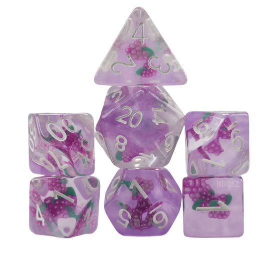 7  PC DnD Dice Set Farmers Market: Grape