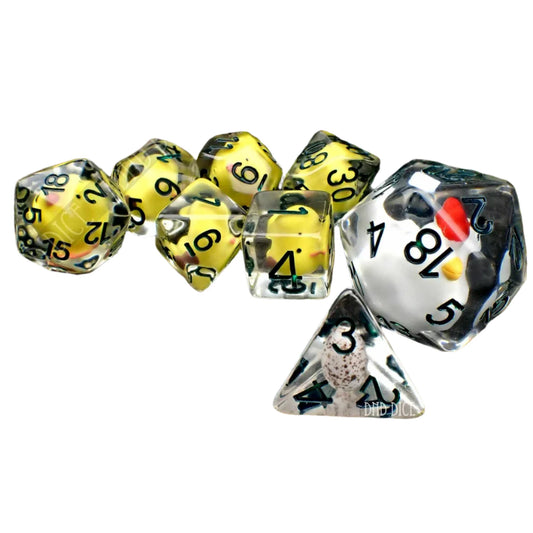 8  PC DnD Dice Set Fowl Play