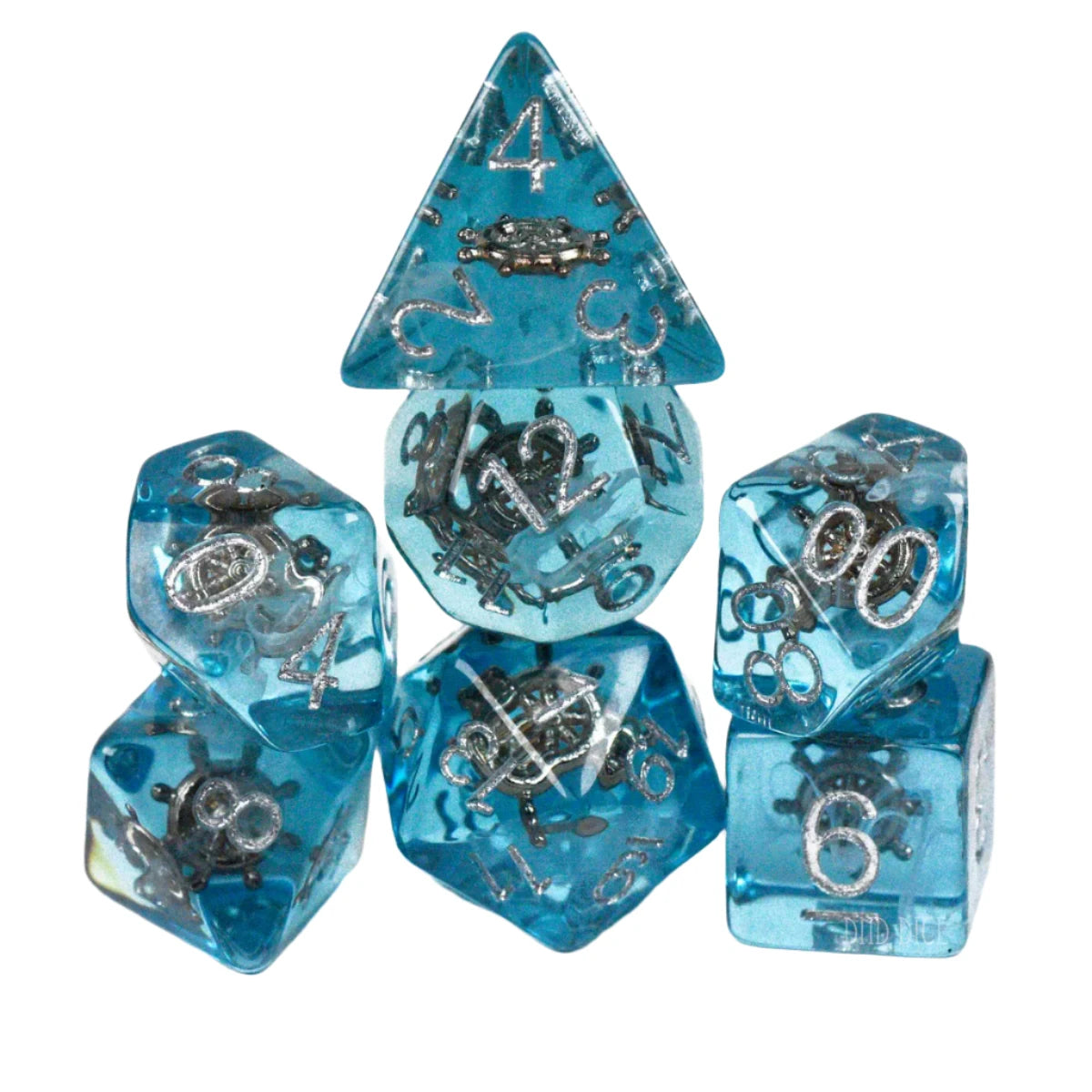 7  PC DnD Dice Set Steering Sails