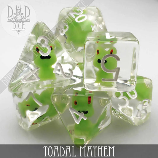 7  PC DnD Dice Set Toadal Mayhem